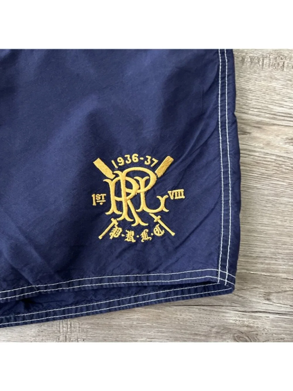 Polo Ralph Lauren Crest Colorblock Board Short Mens 40 Mesh Lined 6